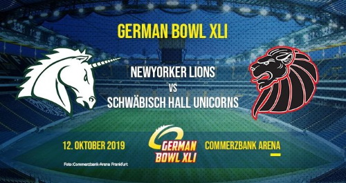German Bowl 2019 in Frankfurt Commerzbank Arena
