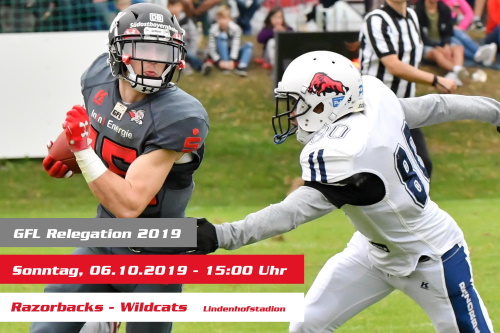 Kichdorf Wildcats - Ravenburg Razorbacks Rückspiel der Relegation