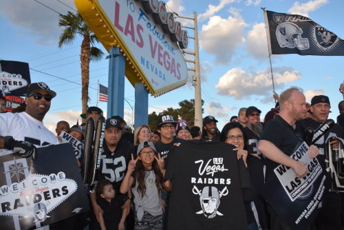 Las Vegas begrüßt die Raiders