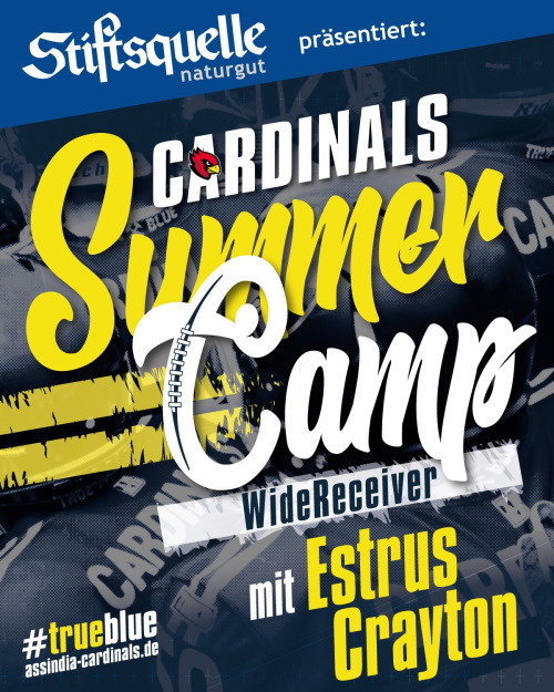 Cardinals Summer Camp für Widereceiver mit Estrus Crayton