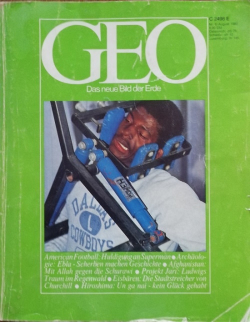 GEO Magazin 8 / 1980 mit einem Beitrag über die Dallas Cowboys