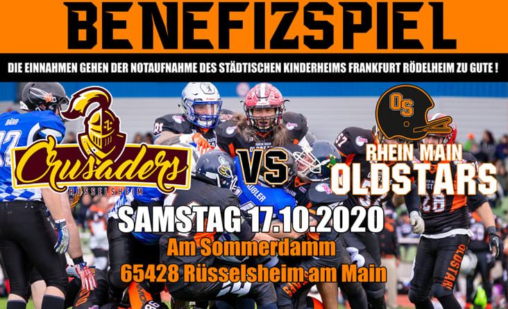 Benefizspiel Rhein-Main Oldstars vs. Rüsselsheim Crusaders