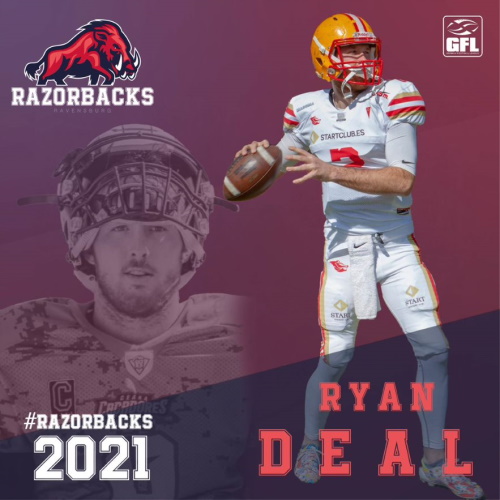 Ryan Deal wird Quarterback der Ravensburg Razorbacks