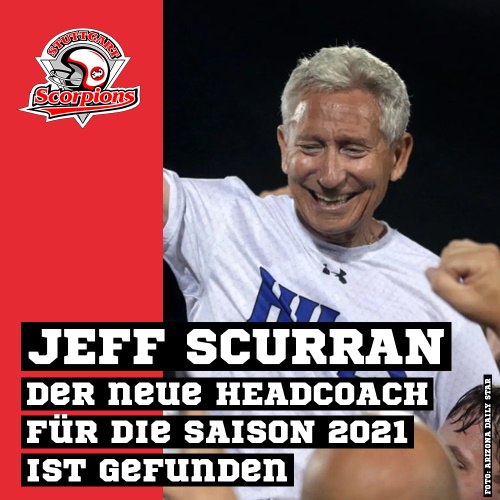 Jeff Scurran wird neuer Headcoach der Stuttgart Scorpions