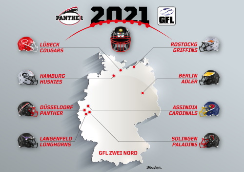 Düsseldorf Panther GFL 2 Saison 2021