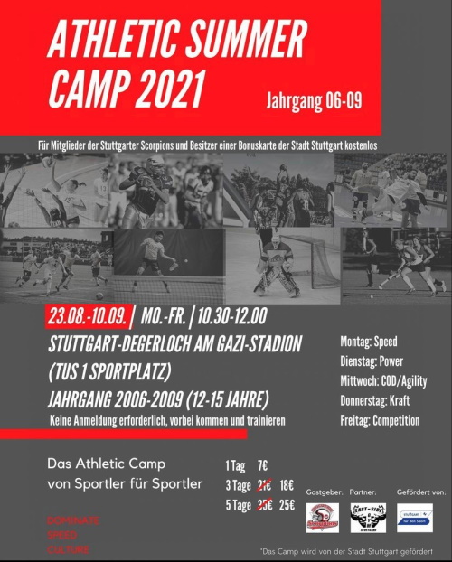 Athletic Summer Camp in Stuttgart