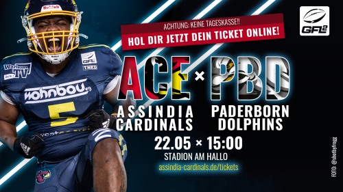 Assindia Cardinals gegen Paderborn Dolphins
