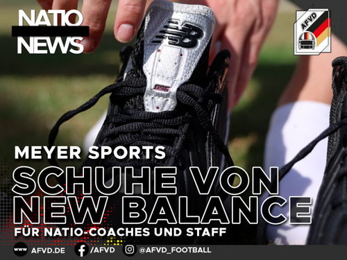 New Balance Schuhe für die Coaches und Staffs der Nationalmannschaften